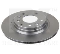NK Bremsscheibe 203246 hinten Voll 280 mm für Mazda - 2x