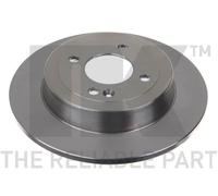 NK Bremsscheibe Hinten Voll 203539 – Hinterachse 262 mm für Kia, Hyundai