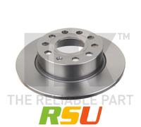 NK Bremsscheibe 204789 voll 253mm 10mm für VW Audi