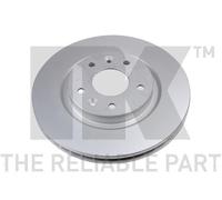 NK 2x Bremsscheibe Ø296 mm belüftet beschichtet für Nissan Qashqai II J11 J11_
