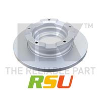 NK Bremsscheibe 312579 Ø280 mm Voll Hinterachse passend für FORD