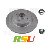 NK Bremsscheibe 313967 – Ø 274 mm, voll, hinten (rechts/links) – für RENAULT
