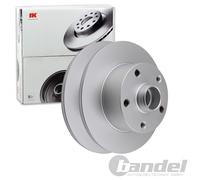 NK Bremsscheibe 3147120 hinten voll 245 mm für AUDI rechts/links