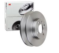 2X NK BREMSSCHEIBEN 256mm VOLL VORNE PASSEND FÜR SEAT INCA TOLEDO VW CADDY GOLF