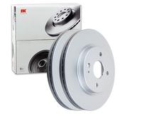 2X NK BREMSSCHEIBEN 258mm BELÜFTET VORNE PASSEND FÜR MAZDA 2 | 313267