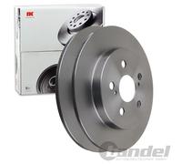 2X NK BREMSSCHEIBEN 259mm VOLL HINTEN PASSEND FÜR LEXUS CT TOYOTA PRIUS VERSO |