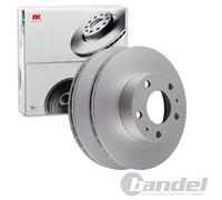 2x Bremsscheiben vorne Ø280 mm belüftet beschichtet für Fiat Ducato Kasten 250