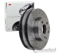 NK Bremsscheibe 2033110 - belüftet, 295 mm x 28 mm, für Mercedes-Benz - 2 Stück