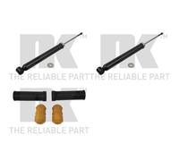 2x NK STOßDÄMPFER + PROTECTION KIT HINTEN passend für BMW 3er E36+E46