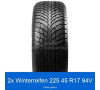 2x Nokian SnowProof P 3PMSF XL Winterreifen 225/45 R17 94V | 53500