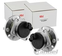 2X NTY RADLAGER-SATZ HINTEN BEIDSEITIG PASSEND FÜR FORD MONDEO JAGUAR X-TYPE