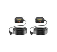 2X OBD2-OBD-Stromkabel für Armaturenbrettkamera, OBD auf Typ-C USB-OBDII-Adapter, Fest Verdrahtetes Ladekabel, 12-36 V auf 5 V/3 A