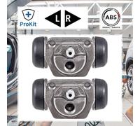 2x ORIGINAL® A.b.s. 72850X Radbremszylinder Hinten passend für Nissan MICRA II