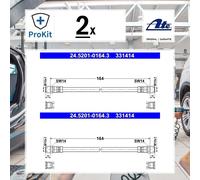 2x ORIGINAL® Ate Bremsschlauch Hinten, Rechts für VW PASSAT B3/B4 Variant