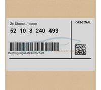 2x Original BMW 52108240499 - Befestigungssatz Sitzschale 3er 6er X3 X5 Z4