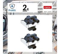 2x ORIGINAL® Bremi 11899 Zündspule für Fiat PANDA PUNTO SEICENTO / 600 DOBLO