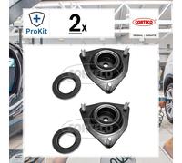 2x ORIGINAL® Corteco Federbeinstützlager Vorne, Links, Rechts für Citroën C4