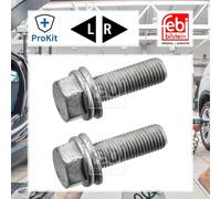 2x ORIGINAL® Febi Bilstein Schraube, Bremssattel Vorne für VW PASSAT B5.5#