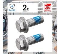 2x ORIGINAL® Febi Bilstein Schraube, Bremssattel Vorne, Hinten für Ford FIESTA#