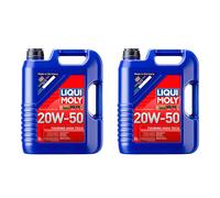 2x Original Liqui Moly 5L Motoröl Motorenöl Öl Touring High Tech 20W-50 Oil
