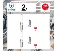 2x ORIGINAL® Ngk 97434 Zündkerze