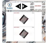 2x ORIGINAL® Quick Brake Kolben, Bremssattel Vorne für VW POLO V Stufenheck