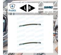 2x ORIGINAL® SAMKO Bremsschlauch Hinten, Links, Rechts für Opel CORSA C TIGRA