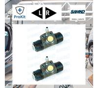 2x ORIGINAL® SAMKO Radbremszylinder Hinten für VW UP POLO V POLO III POLO II