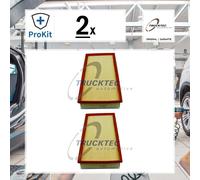 2x ORIGINAL® Trucktec Automotive Luftfilter für VW TOUAREG TOUAREG VAN Audi Q7