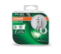 2x OSRAM HALOGENLAMPE ULTRA LIFE H4 NEBELSCHEINWERFER BIRNE 64193ULT-HCB 12V 55W