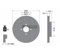 PAGID 55883NC Bremsscheibe