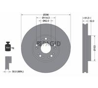 2x PAGID Bremsscheibe innenbelüftet Ø296mm für Lexus IS I JCE1_ GXE1_ SC