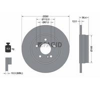 2x PAGID Bremsscheibe voll Ø290mm für Mercedes-Benz E-Klasse T-Model S210 VF210