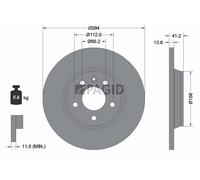 2x PAGID Bremsscheibe voll Ø294mm für VW Transporter IV Bus 70XB 70XC 7DB