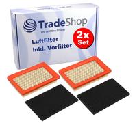 2x Papier-Luftfilter inkl. Vorfilter für Bolens Motor OHV 500, OHV 600