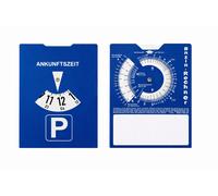 2x Parkscheibe StVO-konform Deutschland & Österreich EU mit Benzinrechner