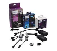 2x PHILIPS Ultinon Pro6000 HL Boost H7 LED + Adapter für MERCEDES W204 Facelift