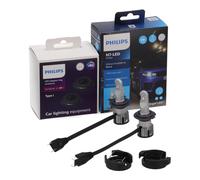 2x PHILIPS Ultinon Pro6000 HL Boost H7 LED + Adapter für RENAULT MEGANE IV