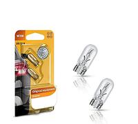 2x Philips W3W 12V 12256B2 Vision - mehr Licht Bremslicht Hecklicht Parklicht Lizenzlicht Ersatz Halogen Lampe E-geprüft