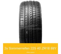 2x Pirelli P-Zero Rosso Asimmetrico N4 225/40 R18 88Y Sommerreifen | 90084