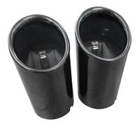 2x Premium Endrohre Auspuff in Schwarz Original Qualität 67-73mm viele Fahrzeuge