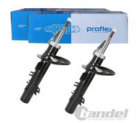 2X PROFLEX GAS-STOßDÄMPFER VORNE passend für CITROËN C3 DS3 DS DS PEUGEOT 207 20