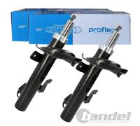 2x PROFLEX GAS-STOßDÄMPFER VORNE passend für VOLVO C30 S40 V50