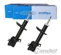 2X PROFLEX GASDRUCK STOßDÄMPFER VORNE LINKS+RECHTS passend für NISSAN QASHQAI