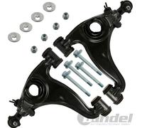 2x Querlenker + Febi Schraubensatz Vorne Links+rechts Für Mercedes W124 190 W201 Lenker Radaufhängung: A.b.s.: 210337 Birth: Br1187 Bogap: C3327415