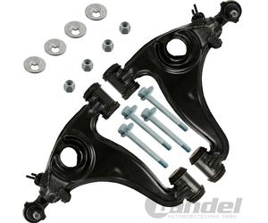 2x Querlenker + Febi Schraubensatz Vorne Links+rechts Für Mercedes W124 190 W201 Lenker Radaufhängung: A.b.s.: 210337 Birth: Br1187 Bogap: C3327415