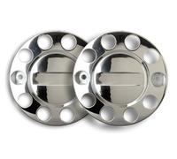 2x Radbolzenabdeckung 22,5" für Alufelgen Radzierblenden Radkappen Blenden Kappe