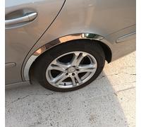 2X Radlauf Chrom hinten Kotflügel Zierleisten für MERCEDES W211 S211 Bj. 02-09