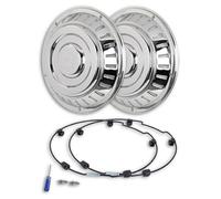 2x Enjoliveur V2A 22,5" voûtée pour DAF CAMION Truck LF CF XF capuchon de roue