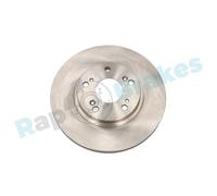 2x RAP BRAKES Bremsscheibe R-D0368 12.5 für HONDA FR 5 BE CIVIC 8 Hatchback FN 7